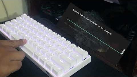 Typing Test - Vortexseries VX 5 Pro with Tempest and Band Aid Mod