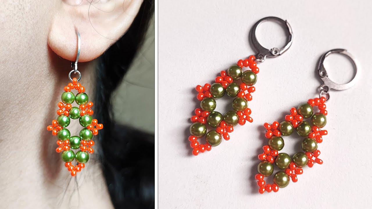 Quick & Easy Beaded Earrings Tutorial ✨ Make Gorgeous Jewelry in Minutes!