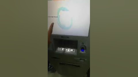 NBP ATM biometric verification #NBP #ATM