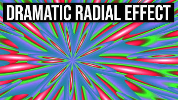 Affinity Photo : Intense Pulse Radial Color Effect HOW TO Tutorial (Equations)