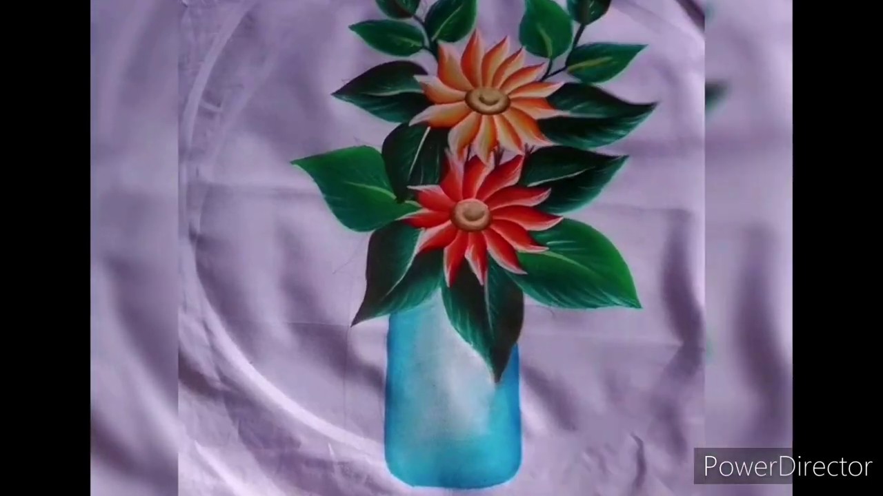 Pillow cover painting design YouTube