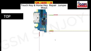 Samsung J4 SM-J400 Touch Key & Home Key Problem Repair All Supply Jumper Ways #gsmsanjoy