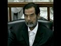 القاضي يسأل صدام حسين هل انت مذنب أم بريء القاضي يسأل صدام حسين هل انت مذنب أم بريء