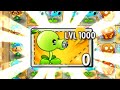 PEASHOOTER Plant LEVEL 1000 Power-Up! in Plants vs Zombies 2 (PVZ2 Version 8.8.1)