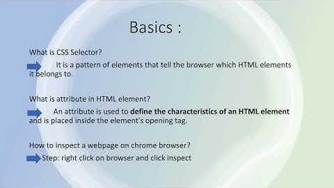 how to find css selector