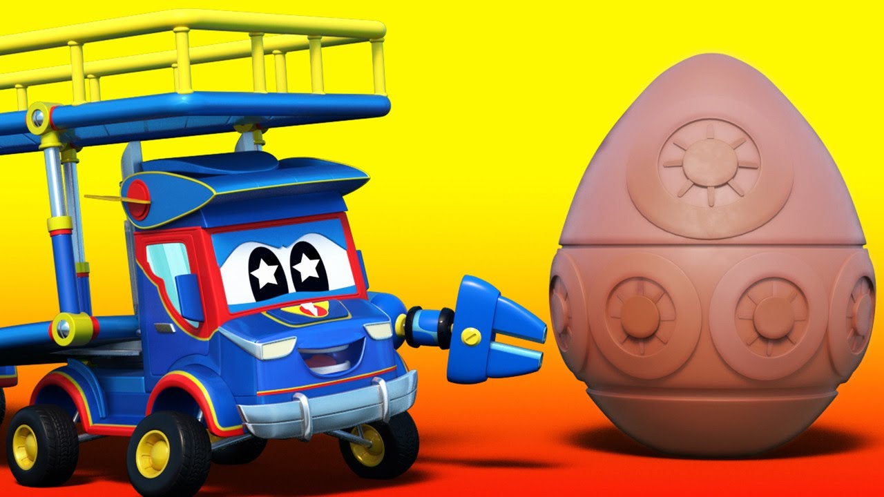 Super Truck - OSTERN: Die Jagt nach den vermissten Oster Eiern - Car City - Cartoons für Kinder