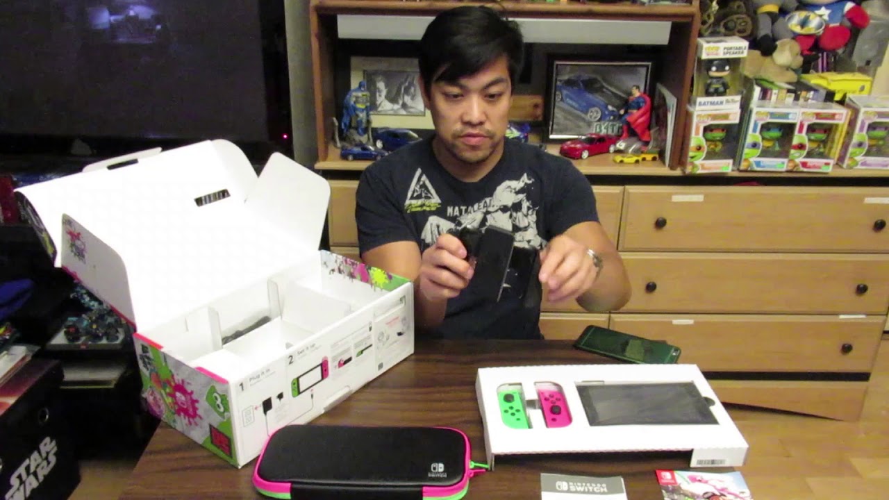 Nintendo Switch Splatoon 2 Bundle Unboxing - YouTube