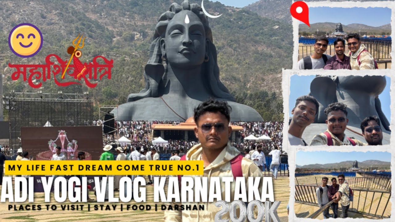 🔱 Adiyogi Darshan Vlog | Feel the Divine Vibes 🕉️✨