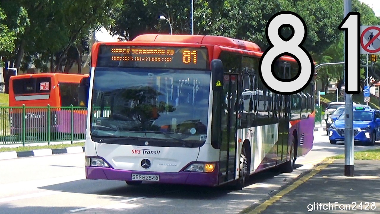 [SBST] SBS6254X on Service 81 - Mercedes Benz Citaro