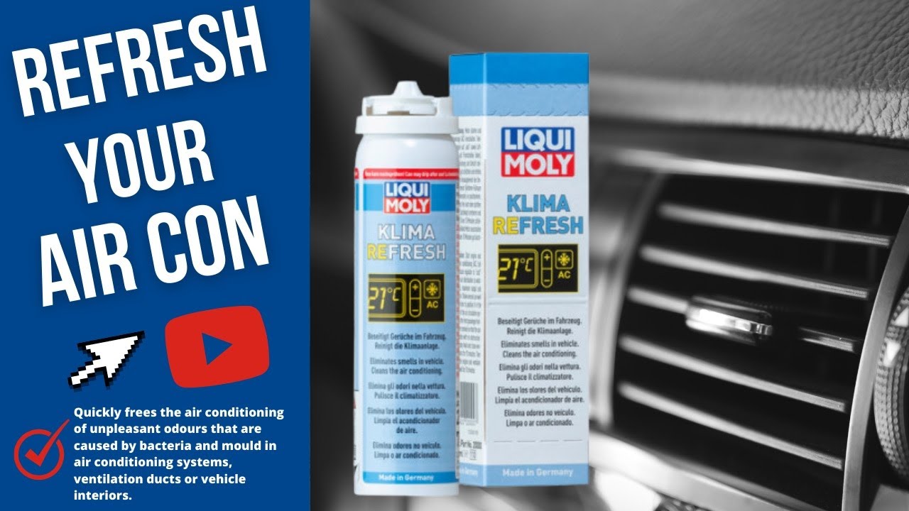 Mirakuløs sundhed Tjen How to clean a dirty aircon using Liqui Moly Klimate ReFresh - Melly&Shay,  epi 37 - YouTube