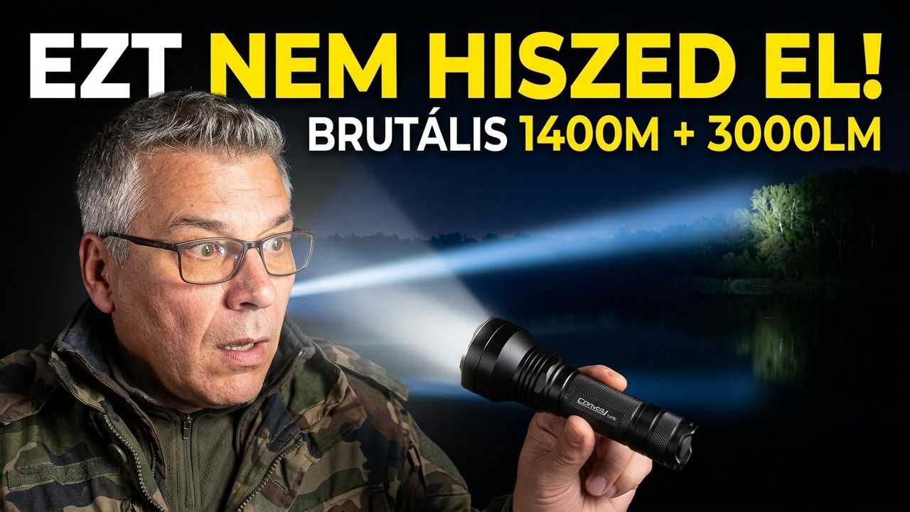 Ezt a 3000 lumenes lámpát nem fogod elhinni