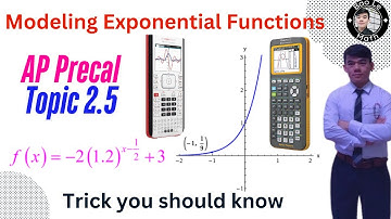 AP Precalculus | Topic 2.5 | Modeling Exponential Functions with a TI-Nspire & TI-84 Calculator.
