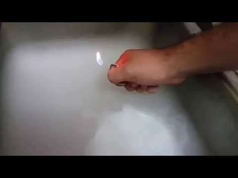Dry ice lighter fun