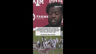 A&M lineman calls Texas players 'cowards' for stomping on Texas A&M logo after 2024 win