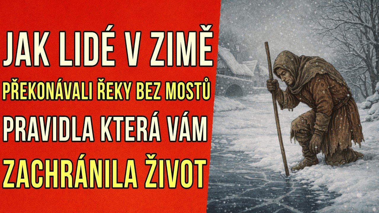 Jak lidé v zimě překonávali řeky bez mostů: Pravidla, která vám zachránila život