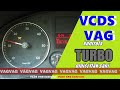 Vcds vag kontrola plnc tlak turbo n75 ventil vnt actuator map senzor
