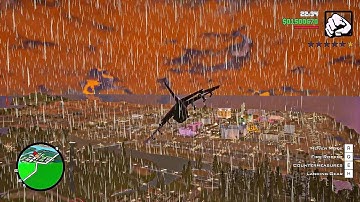 Buggy rain wtih Hydra jet in GTA San Andrese Trilogy Remaster Definitive Edition