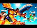 CAN OB &amp; I SURVIVE THE WORST PLANE CRASHES?! (Roblox Emergency Landing)