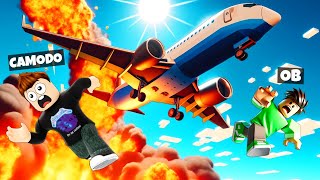 CAN OB & I SURVIVE THE WORST PLANE CRASHES?! (Roblox Emergency Landing)