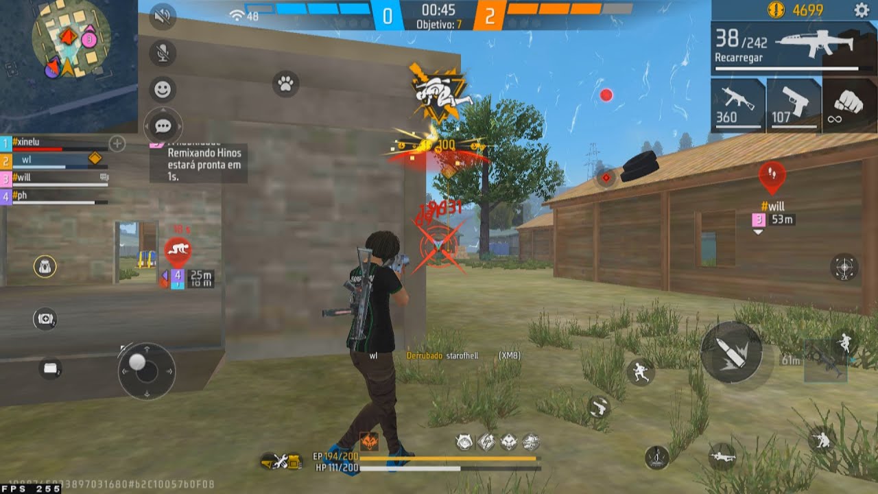HIGHLIGHTS EM 4x4 APOSTADO! 🥋👑 Highlights Free Fire Ryzen 7 5700x RTX 3060