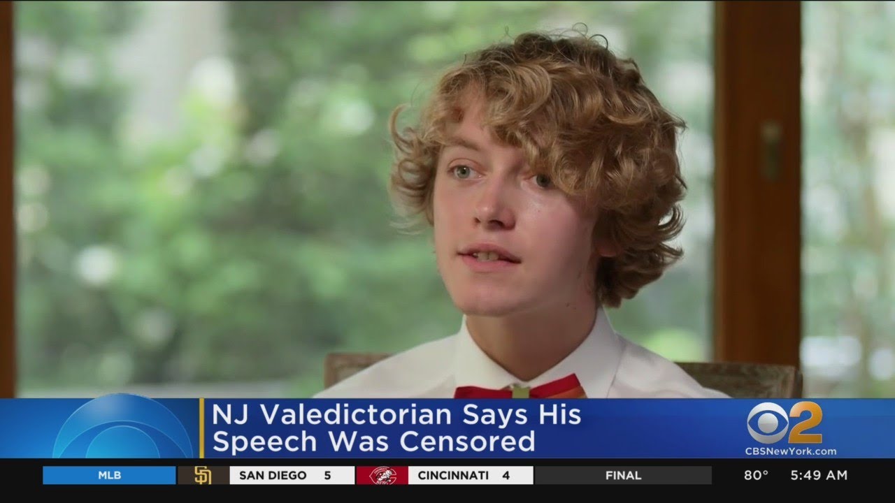 NJ Teen Says He Was Censored During Graduation Speech