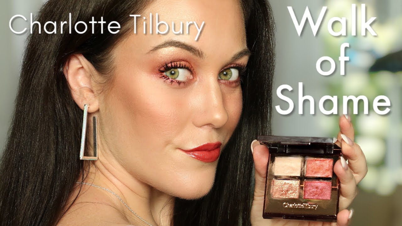 Charlotte Tilbury Walk Of Shame Eyeshadow Palette Lip Cheat Lipliner Matte Lipstick Youtube