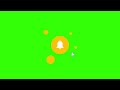 Animated YouTube Notification Bell Button Green Screen Effects