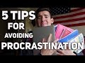 HOW TO STOP PROCRASTINATING // 5 College Tips