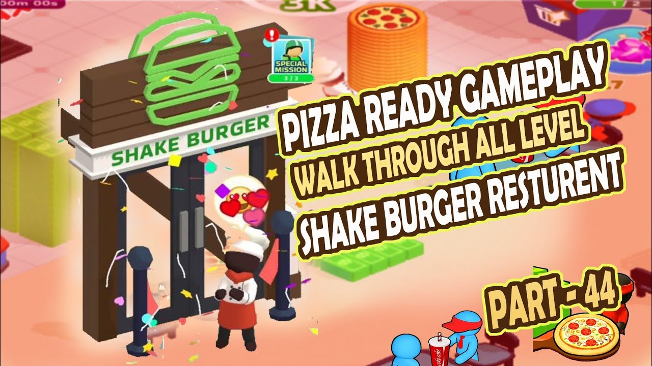 B Burger Restaurant  Upgrade Completed | Max Level Pizza Ready Part 44| Android & IOS Gameplay🎮