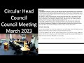 Circular Head Council - March 2023 Ordinary Meeting