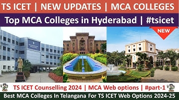 👉Top MCA Colleges in Hyderabad #tsicet Best MCA COLLEGES in Hyderabad FOR ICET WEB OPTIONS 2024-25