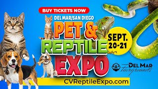 Del Mar/San Diego Pet & Reptile Expo – Sept 20–21, 2025