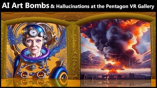 AI Art Bombs & Hallucinations at the Pentagon VR Gallery