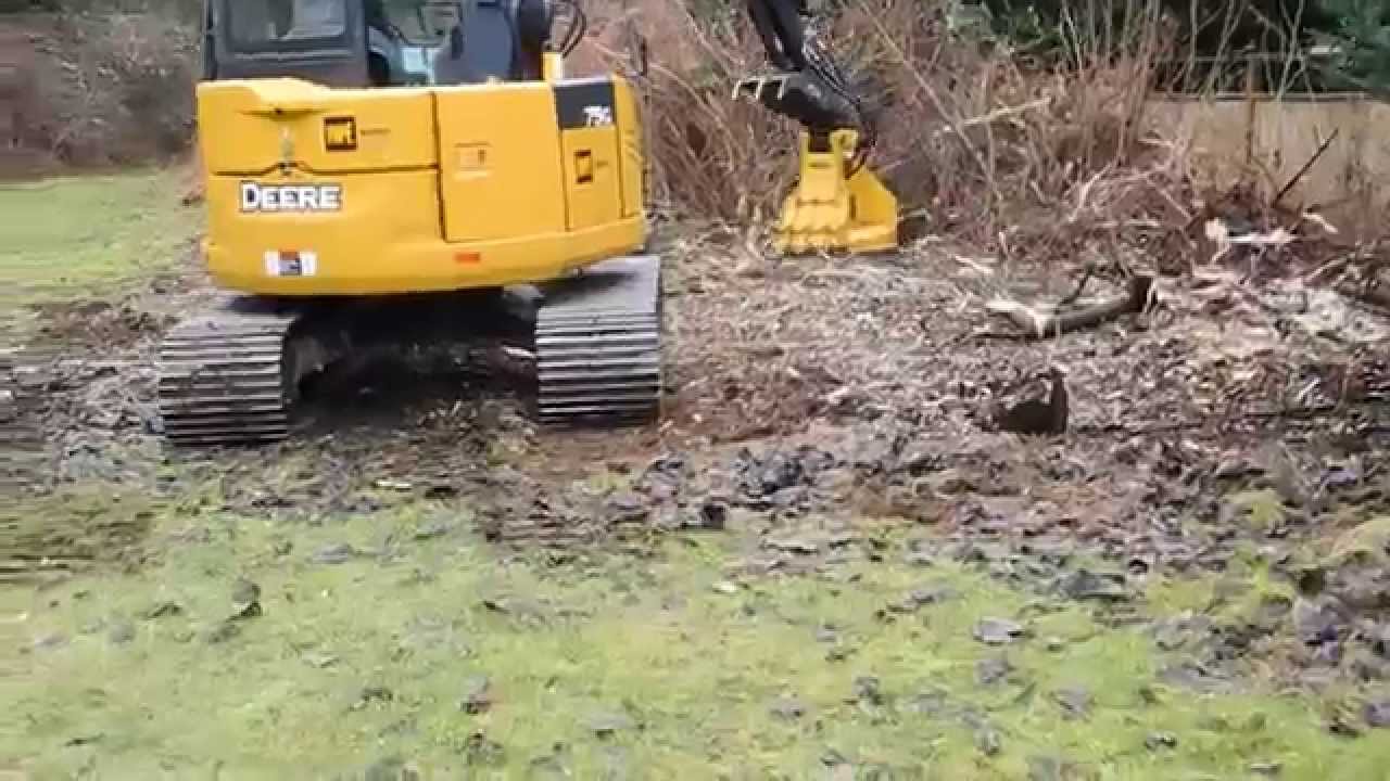 Rdm34 Compact Disc Mulcher On A John Deere 75g Advanced Forest