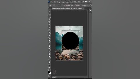 Create floting glass sphere in photoshop