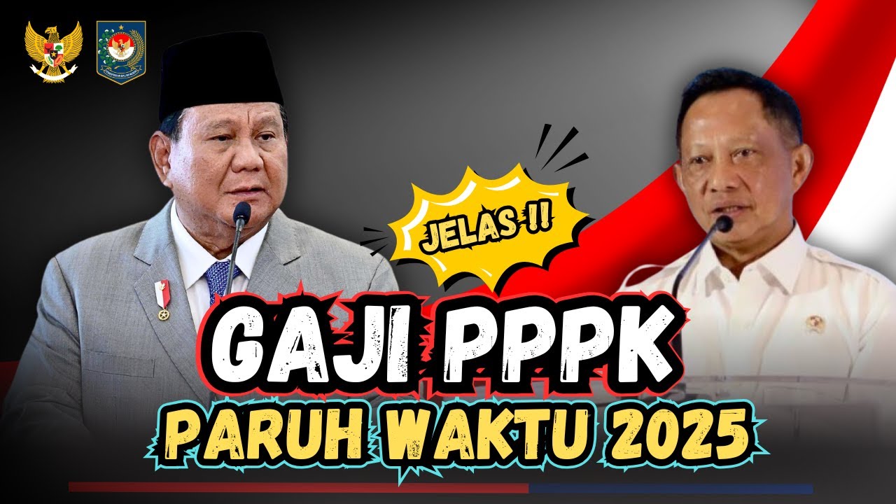 🔴 GAJI PPPK PARUH WAKTU 2025 - KEMENDAGRI #pppk2025 #pppkparuhwaktu