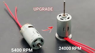 Making 24000 RPM BLDC Motor Using Normal DC motor || Upgrade DC Moto