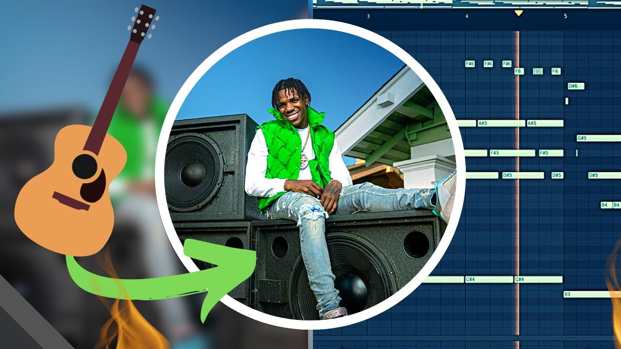 How To Make Fire Guitar Melodies / Beats From SCRATCH For A Boogie Wit Da Hoodie (Tutorial)