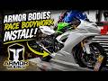 How To Install Armour Bodies Kawasaki Ninja ZX-6R 19-23 Race Bodywork | SportbikeTrackGear.com YouTube Video