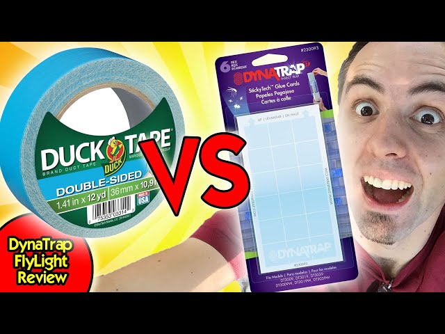 Duct Tape VS DynaTrap StickyTech Glue Cards