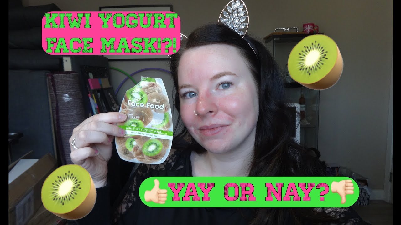 Vitamasques Kiwi Yogurt Face Mask Review 2017 Kayla Allure YouTube