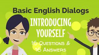 Basic English Dialogs Introducing Yourself