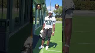The Philadelphia Eagles play the forehead number guessing game #shorts