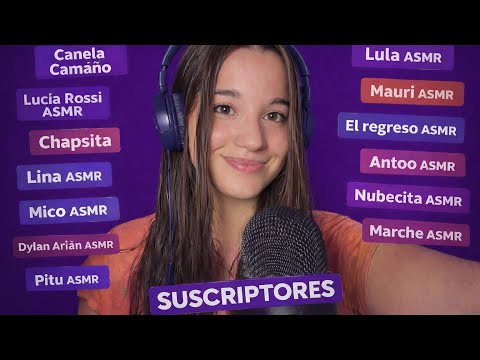 ESPECIAL ASMR CON SUSCRIPTORES Y CREADORES 💗 ~ camino 50k 