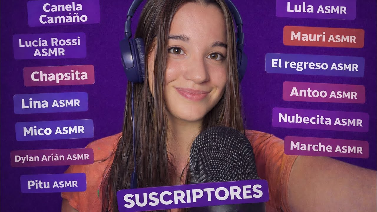 ESPECIAL ASMR CON SUSCRIPTORES Y CREADORES 💗 ~ camino 50k 