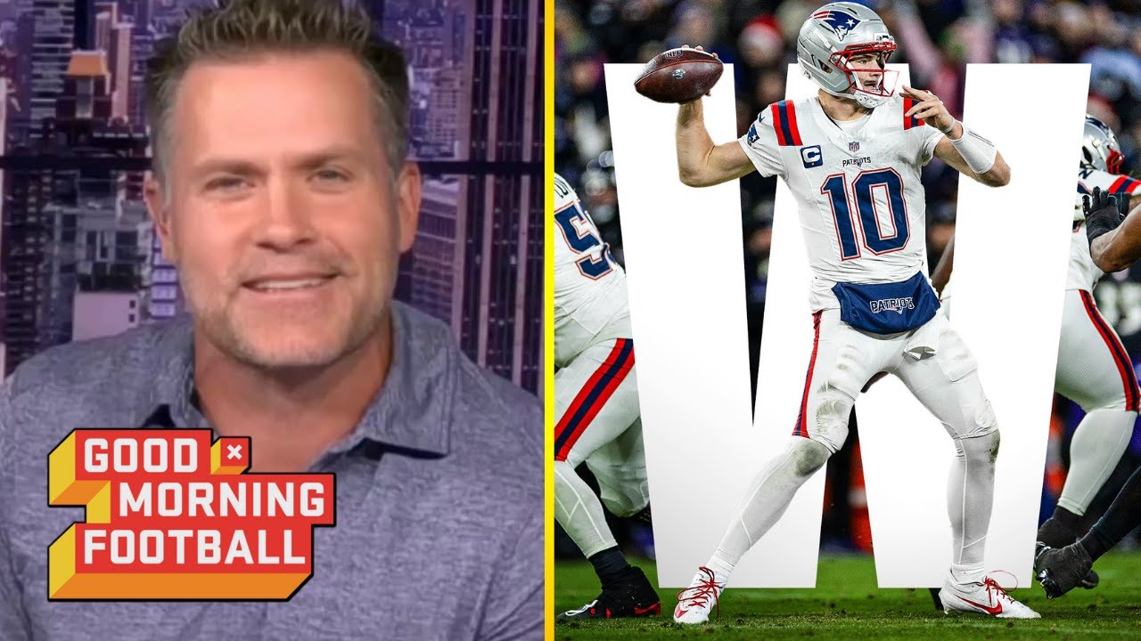 GMFB | Drake Maye is a real MVP frontrunner! - Kyle Brandt on Patriots comeback to beat Ravens 28-24