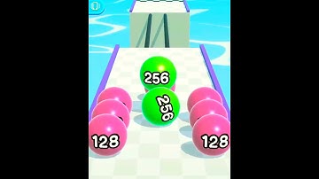 BAll RUN 2048//ALL level// challenge gameplay walkthrough Android iOS #sort #viral #ball_run_2048