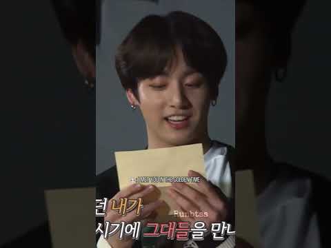 Jungkook dedicating a to all other BTS Member😍❤