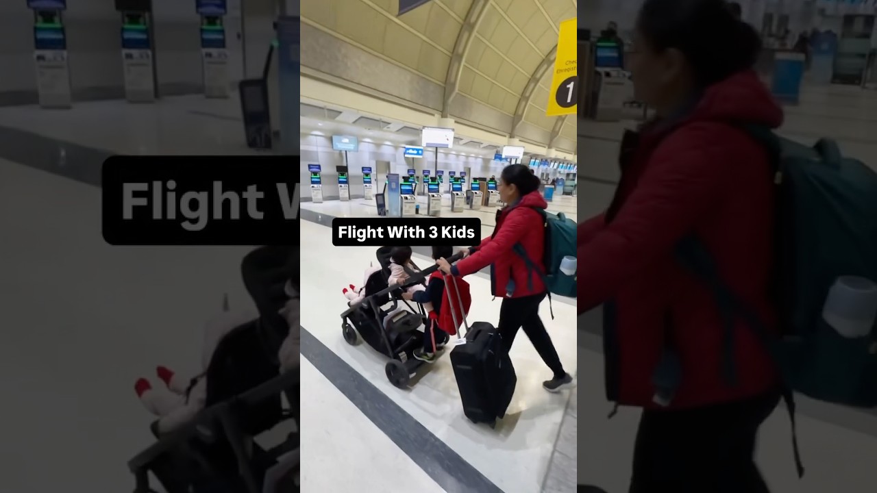Don’t travel with 3 kids?