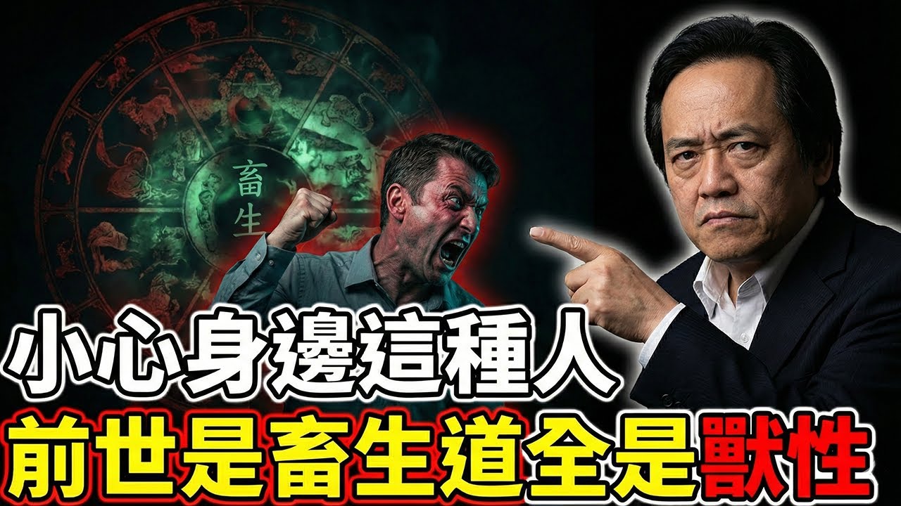 倪海廈：小心身邊這些人，前世其實是畜生道！輪迴習氣洗不掉，千萬別深交！#倪海廈#中醫相術#識人術#陽氣#因果#經方